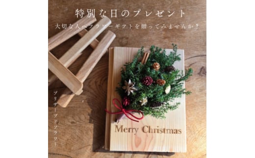 ＜メリークリスマス!プリザーブドフラワー＞【1558006】