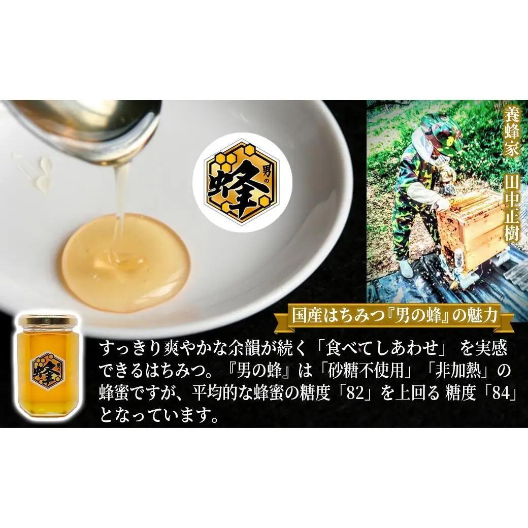 国産純粋はちみつ 男の蜂 (1,080g 180g×6個) 非加熱 百花はちみつ スッキリとした味わい 自然な甘さ 砂糖不使用 腸活 酵素