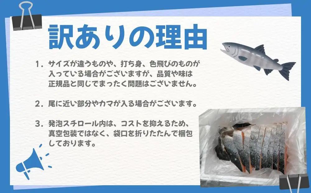 訳あり 銀鮭切り身 味付け 家庭用・弁当に最適 5kg 銀鮭