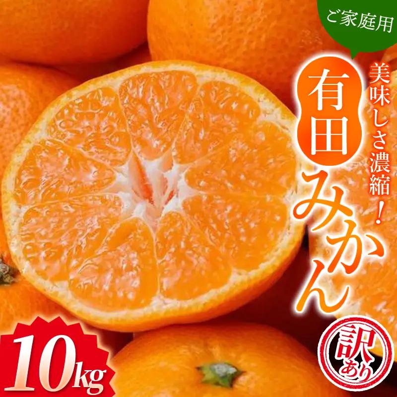 【訳あり】有田みかん 約10kg サイズ混合 みかん【nuk138H】