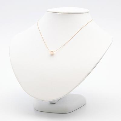 ふるさと納税 長崎市 あこや真珠(7.5-8mm珠)スルーペンダント/K18イエローゴールド |  | 01