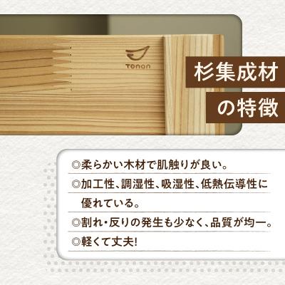 ふるさと納税 鹿児島市 マルシェBox(底浅:Mサイズ)杉集成材　K180-006_02 |  | 02