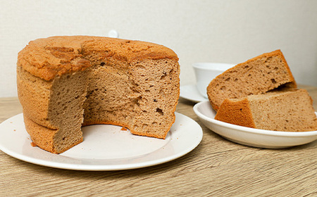 643 米粉シフォンケーキ シナモン 直径約17㎝ 無添加【米蔵高安】