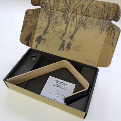 ふるさと納税 小千谷市 【雪国のブナ使用】ストーリオ タンザク ランプ コの字型【曲げ木のテーブルランプ・USB充電式】 |  | 02