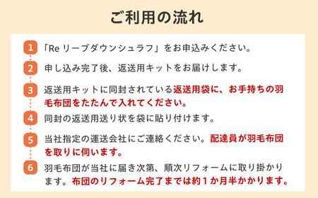 羽毛布団を羽毛寝袋にリフォーム。Reリーブダウンシュラフ【ネイビー】
