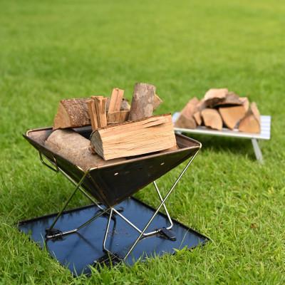 ふるさと納税 由利本荘市 みんなの薪(大)　広葉樹ミックス　20cm〜25cmカット　120サイズ　焚きつけ・樹皮セット |  | 01