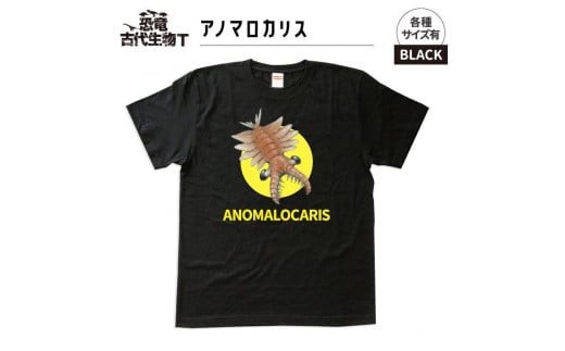 恐竜・古代生物Tシャツ　アノマロカリス　サイズXXXL（レギュラー）