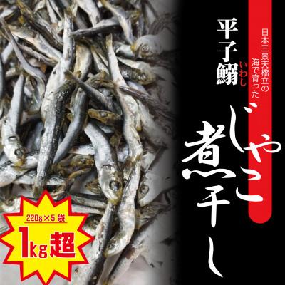 ふるさと納税 宮津市 平子いわしじゃこ(煮干し) 220g×5袋 真鰯