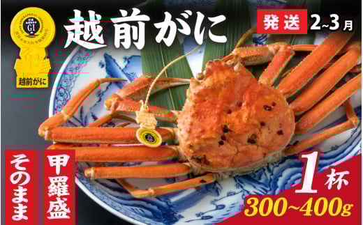 【先行予約】選べる！美味しさ直送【成前特選】越前かに（300g～400ｇ）×1杯【2月～3月発送】甲羅盛 [C-028041_07] / ズワイガニ 甲羅盛り 越前がに かに 蟹 楚蟹 蟹 越前かに 香箱がに こうばこがに 親ガニ甲羅蟹 甲羅がに 香箱蟹