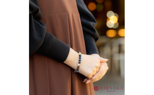 富と収入UPパワーストーンブレスレット(金運03)･8mm玉 (21.6cm)