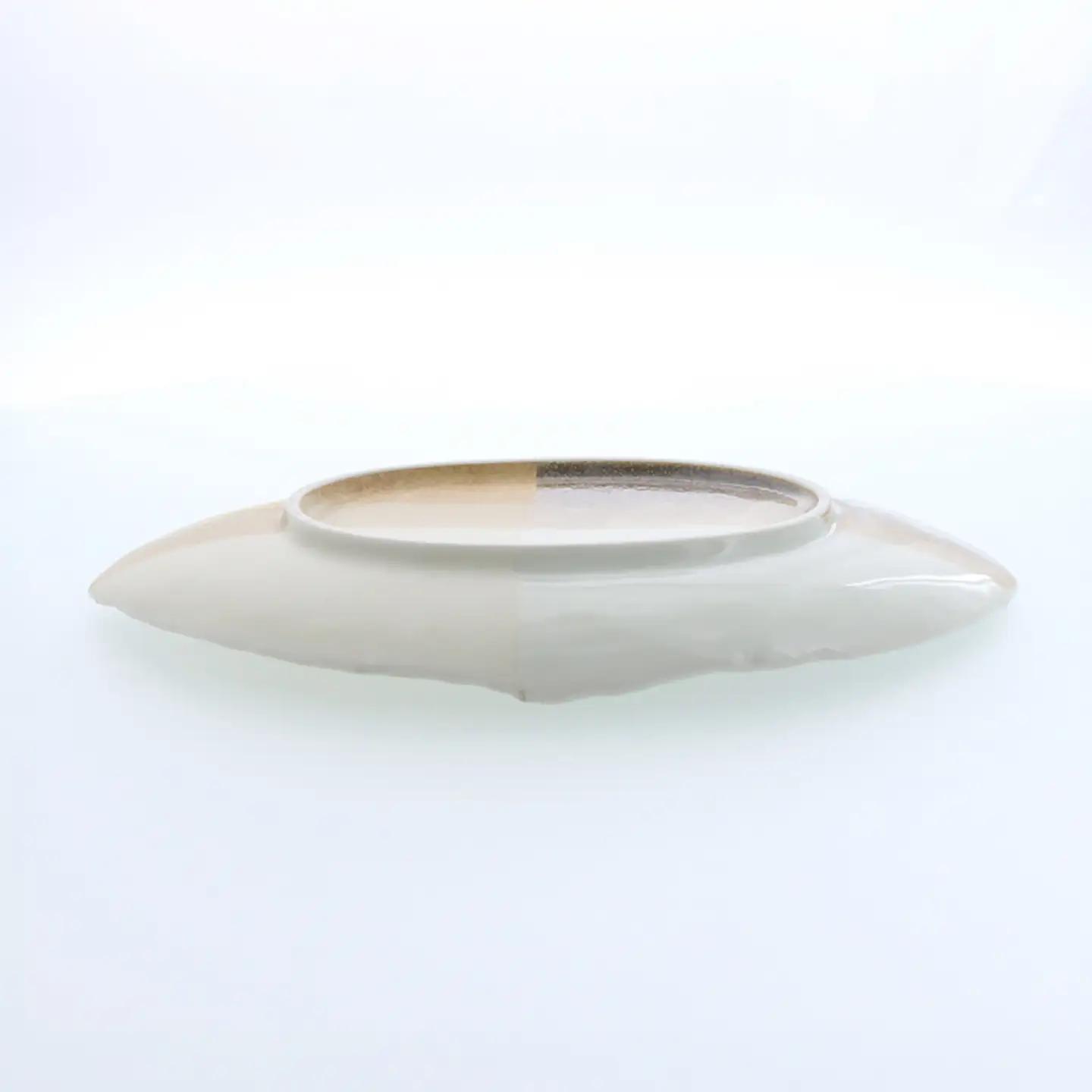 【美濃焼】山びこ 角櫛目型 焼物皿 2枚セット【カネ定製陶】 プレート 食器セット 和食器[MEI322]