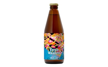 Lake Toya Beer クラフトビール Toya Weizen 4本セット（紙コースター2枚付）2カ月連続お届け お酒 晩酌 家飲み 宅飲み バーベキュー 南ドイツスタイル 苦みが少ない フルー