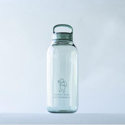 ふるさと納税 斜里町 知床トコさん　ウォーターボトル　グリーン　500ml×1本　常温で水が飲める 耐熱マイボトル