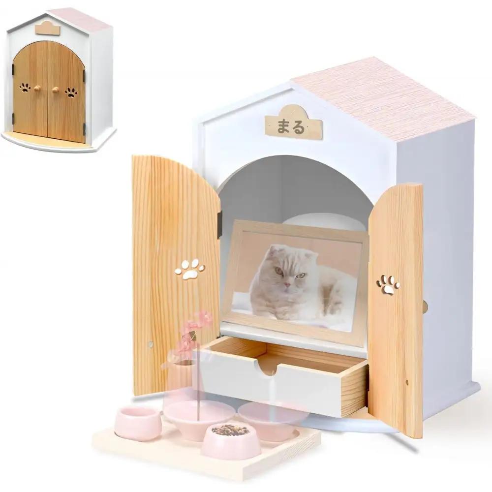 ペット用仏壇 AngelHouse天使のおうち型仏壇　パステルピンク