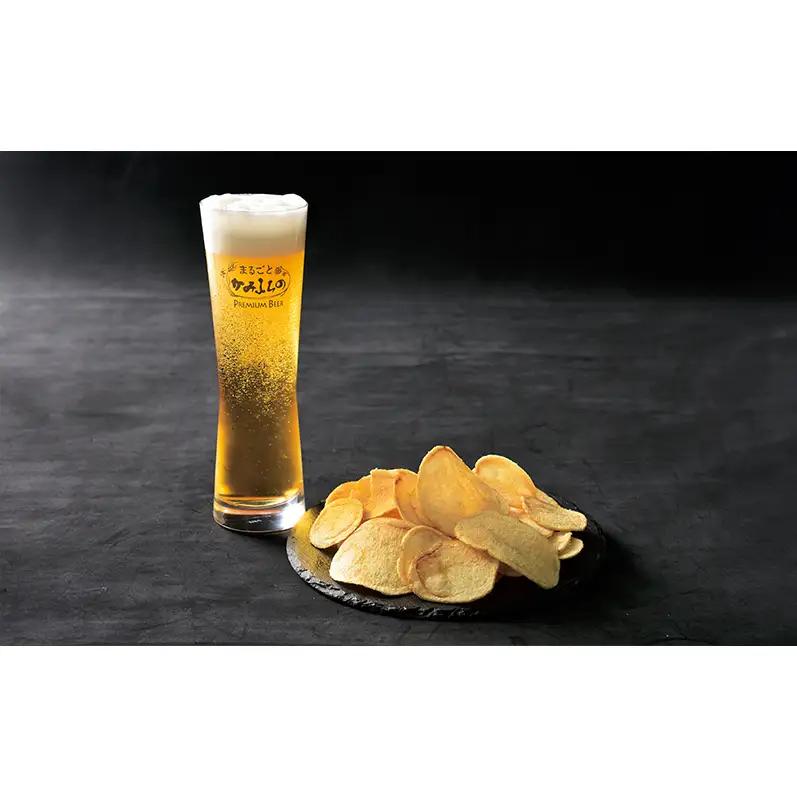 北海道 上富良野  まるごと かみふらの プレミアム ビール 330ml 20本 ポテトチップス 100g 16袋 セット 季節限定 贅沢 厚切り うすしお 味