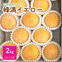 【ふるさと納税】すもも (峰満イエロー) 2kg 12～15玉 特秀品 化粧箱入り 果物 フルーツ 黄色 お取り寄せ 産地直送 送料無料 山形県 上山市 0047-2505