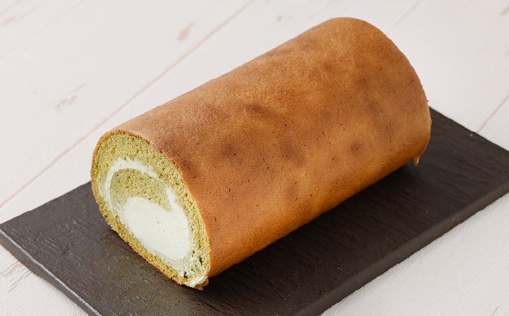 【3ヶ月定期便】ボヌール特製 抹茶ロールケーキ×1本 約440g