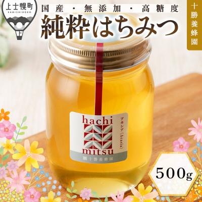 ふるさと納税 上士幌町 十勝養蜂園 国産 蜂蜜 アカシア 500g はちみつ ハチミツ 純粋 無添加 保存食