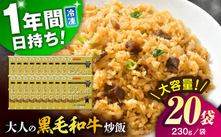 熊本県産 こだわり炒飯 大人の黒毛和牛 炒飯 230g×20袋 合計4.6kg[BHCS004]