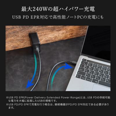 ふるさと納税 海老名市 最大80Gbps/PD240W充電 USB Type-C to USB Type-Cケーブル 1m |  | 03