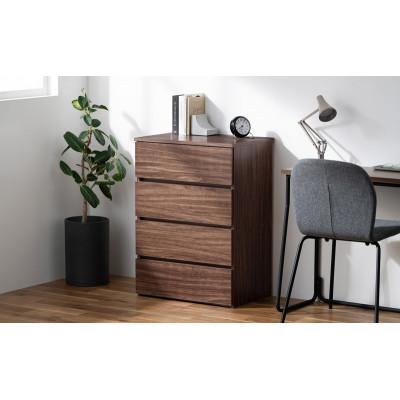 ふるさと納税 大河原町 組立簡単ウッドチェスト KKWCー590 ウォールナット 4段 アイリスオーヤマ[53753290] |  | 02