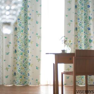 H201(ヴィザルス) Finlayson ５柄から選べるドレープカーテン ヴィザルス