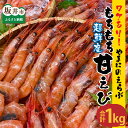 【ふるさと納税】【先行予約】【訳あり】やまにの選ぶ もちもち甘えび1kg 【2025年4月より順次発送予定】【わけあり ワケあり 国産 海老 魚介類 魚貝類 送料無料】