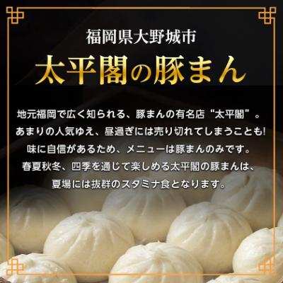 ふるさと納税 大野城市 本場中国の味 太平閣の豚まん 10個　【総量 約1.2kg】 |  | 01