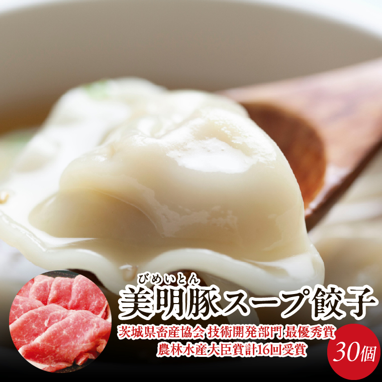 【餃子】スープ 餃子 1袋 博多豚骨｜惣菜 冷凍食品 茨城県 行方市(HJ-8)