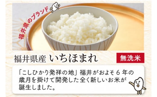 【令和6年産・新米】 福井県のブランド米 いちほまれ 無洗米 4kg（2kg × 2袋） 【 無洗米 人気 品種 ブランド米 特A 】 [A-6107]