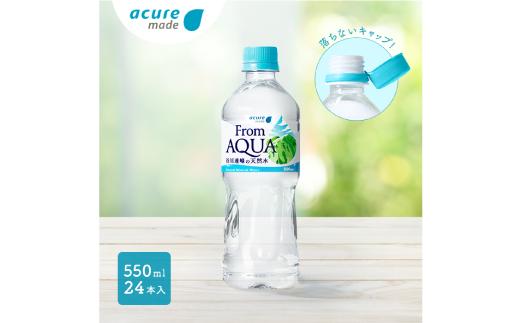 
【JR東日本クロスステーション　ウォータービジネスカンパニー】From AQUA 谷川連峰の天然水　550ml×24本 水 天然水 谷川連峰 From AQUA フロムアクア 500ml以上
