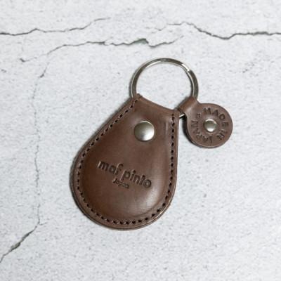 ふるさと納税 大川市 maf pinto キーリング キーホルダー ダークブラウン
