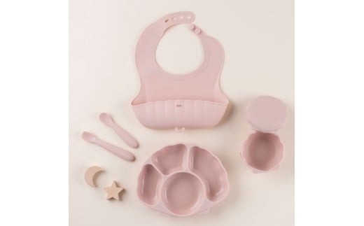 
                  【選べるカラー】ケラッタ ベビー食器 5点セット（コーラルピンク、シーグラスブルー、シーウィードグリーン、リーフブラウン） | ケラッタ 赤ちゃん ベビー 日用品 食器 ベビー食器 マタニティ 長野県 塩尻市
                