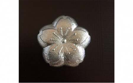 【高岡銅器】錫製箸置き 桜 5個組 民芸品 工芸品 伝統技術 雑貨  FAD-0662