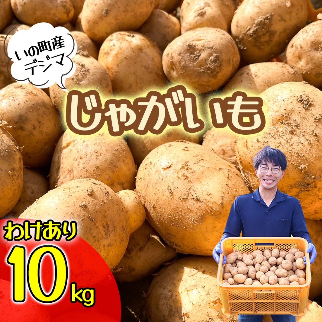 【訳あり】じゃがいも10kg（デジマ）