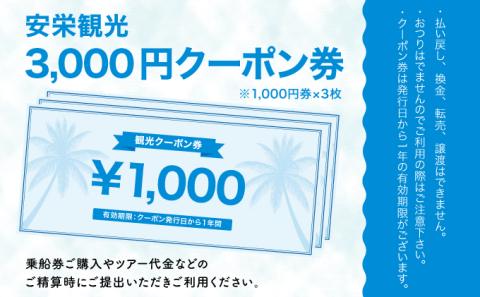 安栄観光 3,000円クーポン券