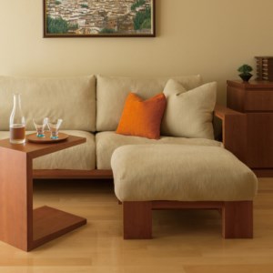 No.555 【家具蔵】オットマン モデルノ ウォールナット材