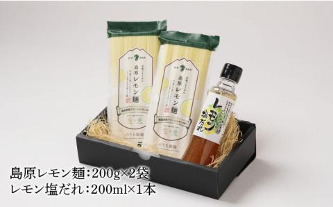 島原 レモン麺 ギフト（8食入）/ 南島原市 / のうち製麺 [SAF018]