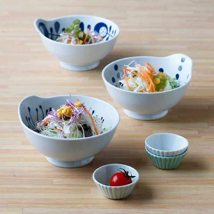 【波佐見焼】持ち手付き ボウル とんすい 6柄セット 食器 皿 【Cheer house】 [AC137] 波佐見焼