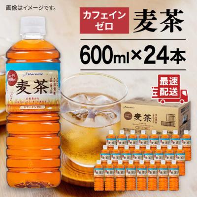 ふるさと納税 糸島市 麦茶 600ml × 24本  糸島市/スターナイン お茶 ペットボトル [ARM005]