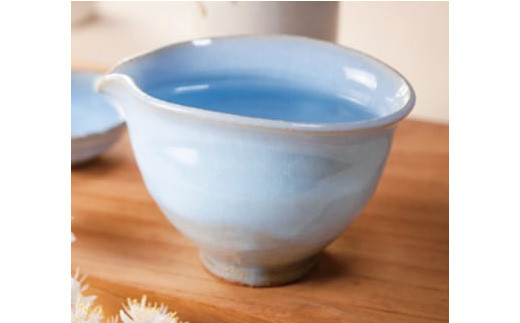 萩焼 蒼の片口 1個