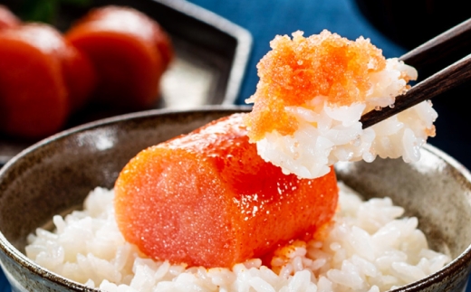 「かねふく」 辛子明太子360g＆「まるきた水産」無着色 辛子明太子250g 《築上町》【吉浦コーポレーション】[ABFF009] 明太子 かねふく 辛子明太子 ご飯のお供 menntaiko 無着色