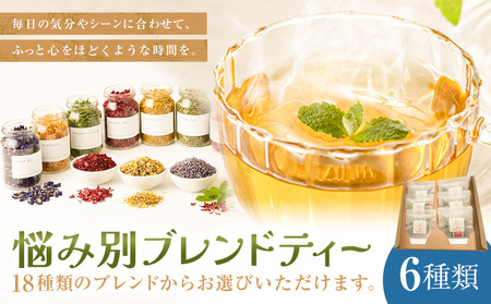 悩み別ブレンドティー 6種セット 紅茶 ティー