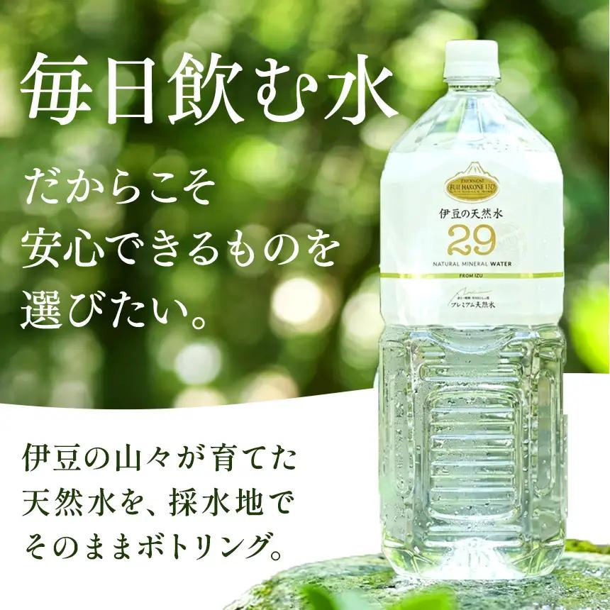 【訳あり品】プレミアム伊豆の天然水29（2L×12本）