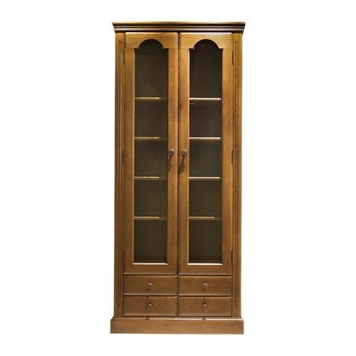 旭川家具 山室家具製作所 エスポアール No.28 書棚 80 【 国産 無垢 インテリア 木製 シック チェスト タンス 収納 本棚 ブックシェルフ 北海道 】 _03418