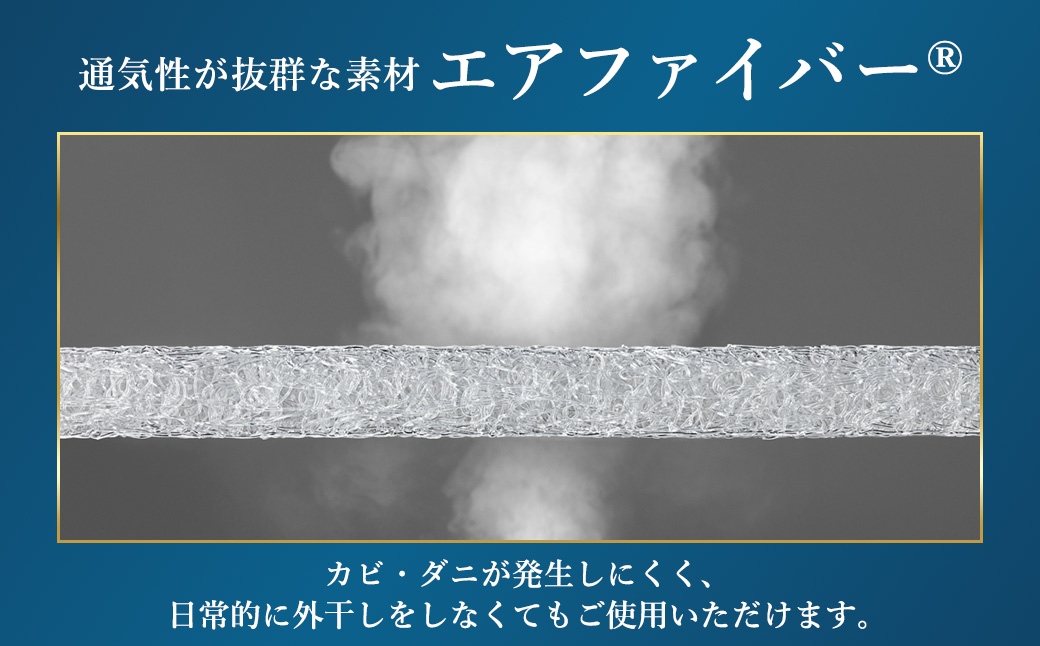 エアウィーヴ マットレストッパー スマート 1.0 ダブル | 高反発 マットレスパッド マットレストッパー ベッドパッド 高反発マットレス 寝返りしやすい 体圧分散マットレス 洗える布団 敷布団 マ