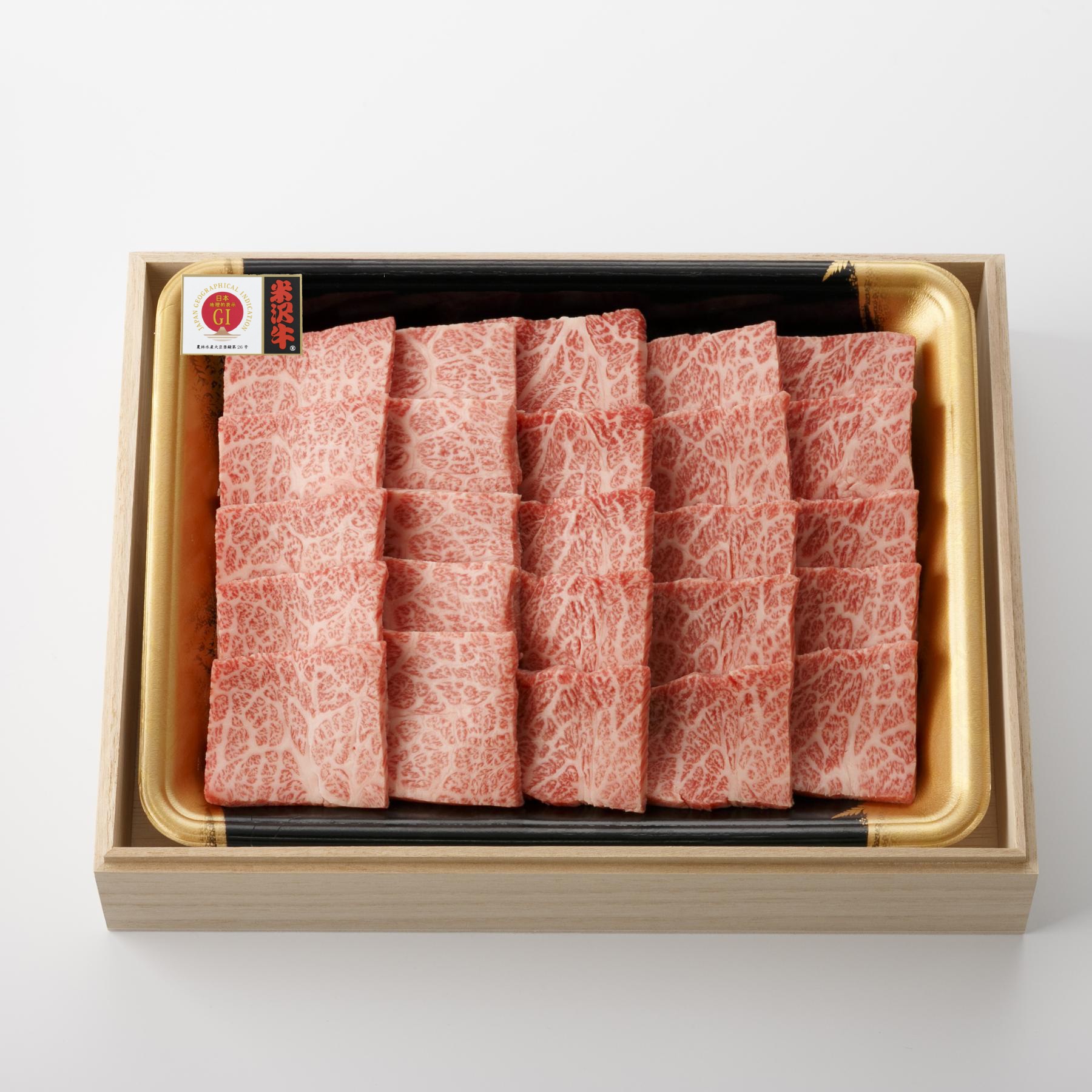 米沢牛 霜降り焼肉用 500g（カタバラ）