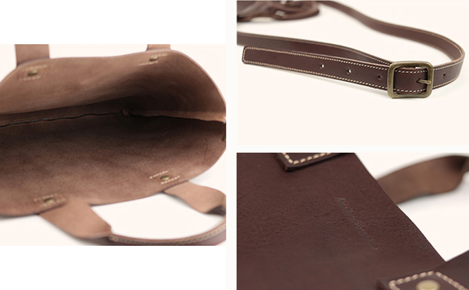 Native Creation 本革ショルダートートバッグ NC3415V 全4色 栃木レザー CAMEL