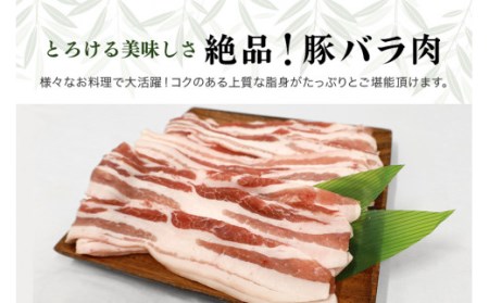 ブランド豚「ばんぶぅ」小分け 豚バラスライス1.5kg(250g×6パック) ばんぶぅ 豚肉 豚バラ肉 スライス 豚バラスライス しゃぶしゃぶ 焼き肉 豚バラ しゃぶしゃぶ肉 焼肉用 小分け ブタ肉 