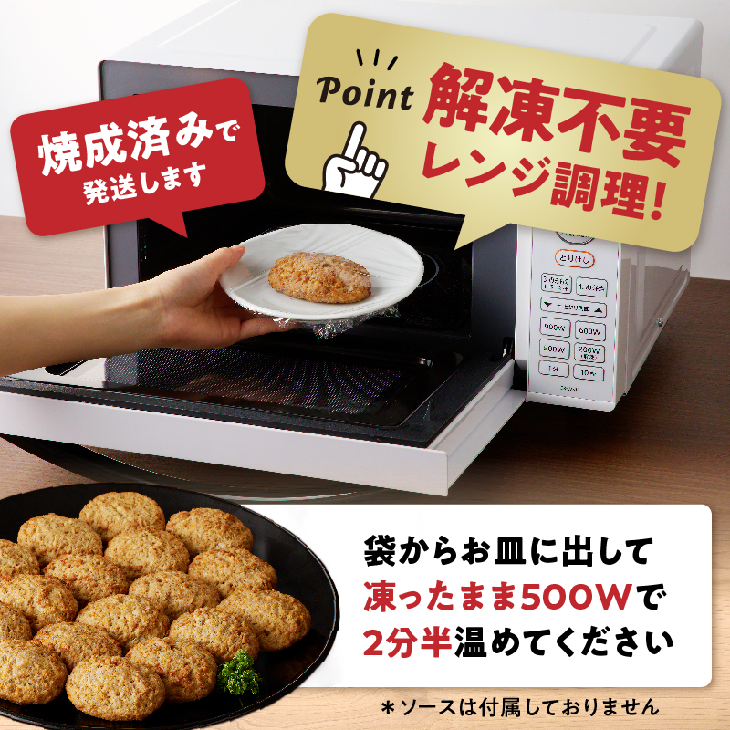 【伊万里牛100％使用】 伊万里牛 ハンバーグ 約70ｇ×5個 計約350ｇ　J1109_イメージ5